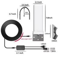 Antenne de télévision numérique extérieure 39dBi amplificateur de signal à distance 4K 1080P canal HDTV gratuit ATSC DVB-T antenne ISDB-T DMB-T
