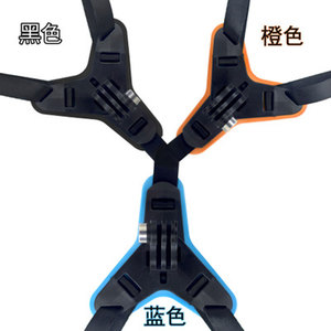 GoPro Helmet Mount Chin Strap For Motorcycle Helmet With DJI Hero 8 7 5 Small Ant <b>Camera</b> Compatible Plastic <b>Wired</b> Connection - Product Image 2