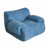 Canapé compressé en mousse à haute densité à mémoire de forme, emballé sous vide, revêtement en tissu, design moderne, pour hôtels et appartements, usage B2B, usine