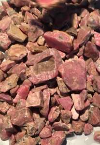 Rodocrosita natural Piedras ásperas de alta calidad Rodocrosita Rosa Piedras crudas Calidad lapidaria Cabbing Hecho a mano - Product Image 3