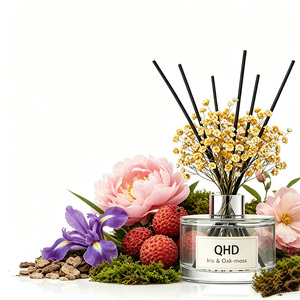 Diffuseur de parfum QHD Iris & Oak-moss, parfum <span class=keywords><strong>d</strong></span>'ambiance floral terrestre élégant, vente en gros <span class=keywords><strong>et</strong></span> étiquette personnalisée - Product Image 1