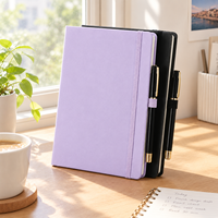 Carnet de notes professionnel A5 en cuir PU à couverture rigide avec logo personnalisé, reliure cousue, cadeau promotionnel imprimé – Offre spéciale