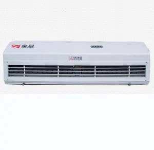 Ventilador de aire acondicionado de calor con control de temperatura inteligente silencioso, cortina de aire de calefacción de viento caliente eléctrico para puerta