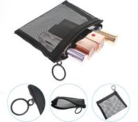 Bolsa de Almacenamiento de Maquillaje con Cremallera, Diseño Visible, Tamaño Mini, Embalaje Colorido, Venta al por Mayor de Fábrica
