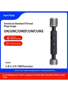 Jauge de filetage à haute précision American Standard 1"-8 1"-12 1"-18 1"-40 1-1/16-8 1-1/16-828 - Product Image 6