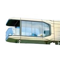 Capsule de camping portable préfabriquée maison de villégiature camping maison de plage préfabriquée moderne de luxe villa préfabriquée bureau mobile
