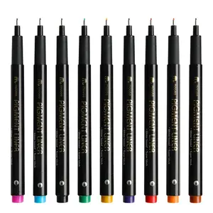 Mobee P-621A9EF05 pennarello a punta fine all'ingrosso multicolore penna a punta fine impermeabile prezzo di fabbrica fineliner pennarello set