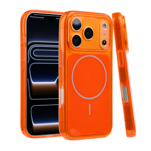 Étui de téléphone personnalisé avec logo, LIEKO, luxe, solide, en polycarbonate rigide, couleur gelée, magnétique, TPU+PC, transparent, antichoc - Product Image 1