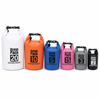 Sac à dos étanche en PVC robuste JADE, réglable et portable, avec fermeture à enroulement, sac de surf, sac étanche flottant, rangement pour combinaison de plongée, personnalisable