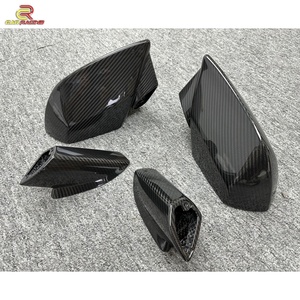 Dry Carbon Fiber <b>Mirror</b> Cover Replacement Side <b>Mirror</b> for Lambo 2014-2018 Huracan LP580 LP610 - Product Image 2