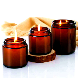 برطمانات مربعة لامعة عالية الجودة معطرة بسعر الجملة عبوة شفافة معاد تدويرها مع غطاء - Product Image 2