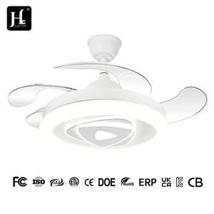 Ventiladores de Techo Blancos con Luces para Dormitorio, Lámpara de Ventilador, Ventiladores de Techo LED con Luz y Control Remoto, 3 Colores Atenuables - Product Image 4