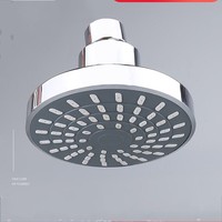 Pommeau de douche de plafond en acier inoxydable, tête unique, montage mural, nouveau style chinois, douche pressurisée, accessoires de robinetterie de salle de bain