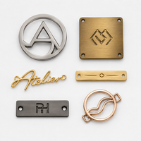 Plaque métallique émaillée personnalisée avec logo en résine époxy pour sacs à main, chaussures, vêtements, parfums – Échantillon rapide, qualité supérieure, livraison directe