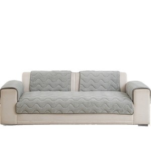 <b>Sofa</b> Cushions 145-185Cm Waves Pattern Anti Slip Seat <b>Covers</b> <b>For</b> Multiple Scenarios - Product Image 4