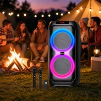 Nuevo Altavoz Subwoofer para Fiestas, Inalámbrico, para Exteriores, KTV, Equipo de Audio para el Hogar, Baile, Gran Volumen, 12 Pulgadas, Playa, Viajes
