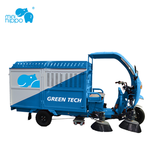 Mini Hippo M220 pour l'extérieur, pour la collecte des feuilles d'automne, nettoyage des parcs, camion de ramassage des feuilles à monter, balayeuse <span class=keywords><strong>électrique</strong></span> pour routes, <span class=keywords><strong>collecteur</strong></span> de feuilles - Product Image 4