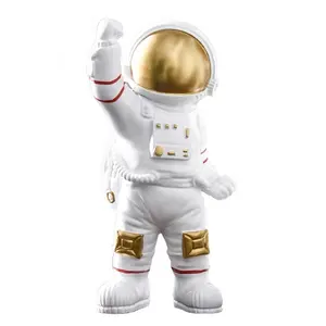 Yeni yaratıcı astronot dekorasyon bebek heykelcik süs reçine hediye masaüstü el sanatları