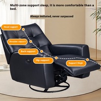 Fauteuil inclinable électrique multifonctionnel et transat à bascule, design moderne en chêne pour salon, confort pour l'allaitement des bébés