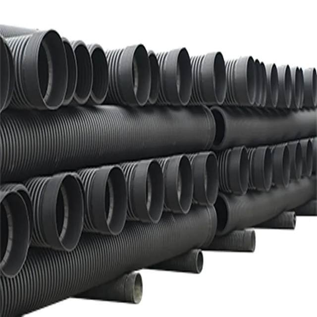 China Manufacture Pipe Supplier SN4 SN8 DN200-800 hdpe drainage pipe