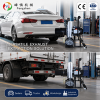 Extracteur industriel portable CE ISO pour fumée et poussière d'échappement de voitures, camions, ateliers, services de réparation automobile, garantie personnalisée
