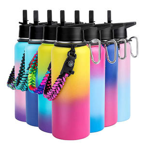 Nieuwe Aankomst Vacuümfles 2024 Hydroflask Termos Waterfles Wit Roestvrijstalen Deksel Geïsoleerde Waterflessen 1 Liter Voor Kinderen - Product Image 5