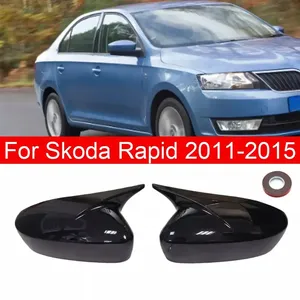 Cubierta de Espejo Retrovisor Lateral StarNav para Rapid 2011 2012 2013 2014 2015, Carcasa Exterior para Espejo Retrovisor, Adhesivo Decorativo - Product Image 6