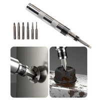 GTYPRO 7 pièces : Visseuse à chocs, tournevis de dévissage, dispositif de décapage de rouille de vis, dispositif de décapage de fils de vis