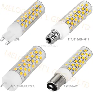 Lâmpada led de alta qualidade, 7w, 850lm, g8.5, g8.6, g6.35, g8, sem cintilação, mini g9, regulável, 230v, e11, e12, e14, 24v, 110v