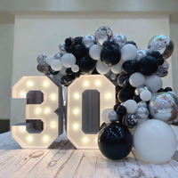 Letras de Plástico RGB Personalizadas de Fábrica de 3FT 4FT 5FT OH BABY con Control Remoto para Baby Shower, Bodas, Fiestas de Cumpleaños, Oficinas, Edificios y Tiendas