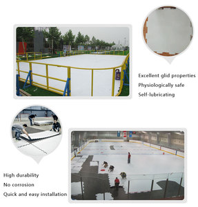 Uhmwpe Ice <span class=keywords><strong>Skating</strong></span> Hockey tổng hợp ICE gạch tùy chỉnh cắt dịch vụ chế biến - Product Image 3