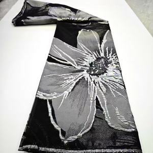 Fancy Bloem Borduurwerk Jacquard Brokaat Stof Kant Voor Feestjurken Lt21805 - Product Image 3