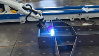 Bras de robot de soudage à cantilever sur rail de guidage de 12 m pour soudure à faible coût de main-d'œuvre