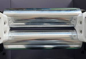 Machine de laboratoire à deux rouleaux pour le mélange et le laminage de plastiques PP, PE, <span class=keywords><strong>PVC</strong></span> – Équipement de déroulage ouvert - Product Image 5