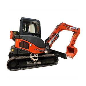 95% neuf, idéal pour la conception de jardins et les petites excavations de fondations Hitachi 55U Excavator à basse heure - Product Image 1