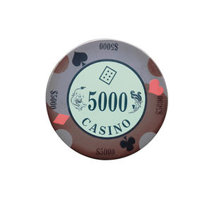 ชิปโป๊กเกอร์เซรามิกคุณภาพสูงสำหรับเกมคาสิโน ขนาด 46 มม. น้ำหนัก 13.5 กรัม หนา 3.3 มม. สำหรับเกมเงินสด ขายส่งแบบมืออาชีพ รับผลิตตามสั่ง - Product Image 4