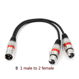 Offre Spéciale 0.3m Câble <span class=keywords><strong>XLR</strong></span> Mâle à <span class=keywords><strong>Femelle</strong></span> Audio équilibrée <span class=keywords><strong>Micro</strong></span> tuning line 1 point 2 fils - Product Image 3