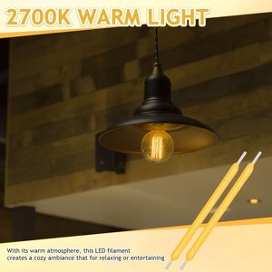 Filamento LED COB de 38 mm, 3V CC, 2200K, 2700K, 6500K, Rojo, Azul, Rojo, Cerámico, Piezas de Bombilla, Lámpara, Accesorios de Luz Incandescente, Diodos - Product Image 2