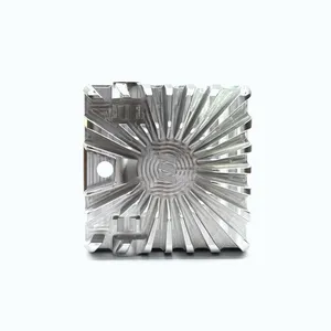 JIYAN precio de fábrica AL6063 perfil extruido disipador de calor anodizado molino acabado Led aluminio electrónica disipador de calor