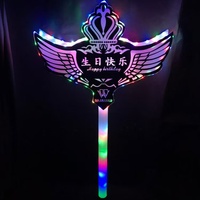Letrero LED Personalizado Richshining con Logotipo, Mensaje de Feliz Cumpleaños, Letrero LED de Arcoíris para Servicio de Botellas en Bares y Clubs VIP