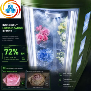 ตู้จำหน่ายดอกไม้สดอัตโนมัติแบบหมุนได้ 360 องศา ยี่ห้อ Yicun ขนาดใหญ่ พร้อมระบบทำความเย็นด้วยคอมเพรสเซอร์ SDK จัดเก็บได้ 20-150 ชิ้น - Product Image 6
