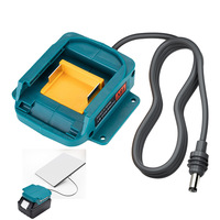 Adaptateur de batterie ABS 18V, convertisseur DIY pour Milwaukee avec câble d'alimentation étanche DC 2.1mm 950mm