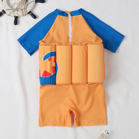 Custom Groothandel Cartoon Print Cover Up Drijvende Baby Kids Pak Float Eendelig Badpak 2024 Badmode Drijfvermogen Voor Meisjes Jongens