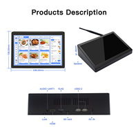Moniteur de bureau agricole | GPS Android Tablet Capteur de sol Terminal POS