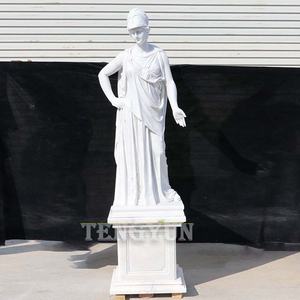 Colección superior Diosa griega piedra Pallas Athena escultura <span class=keywords><strong>estatua</strong></span> de mármol a la venta - Product Image 2
