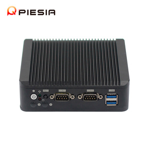 Pas cher Sans Ventilateur Nano Mini Pc Bureau J4125 J6412 <span class=keywords><strong>J5005</strong></span> Double Lan 2 * Com 1xDDR4 VGA HD 2 * USB Win10 Linux IOT Ordinateur Industriel Boîte - Product Image 5