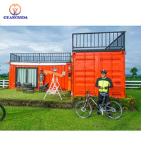 Maison préfabriquée cadre en acier métal maisons de luxe minuscule maison modulaire Mini maison maisons préfabriquées