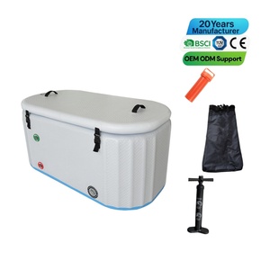Bañera y <span class=keywords><strong>Piscina</strong></span> Inflable de PVC para Terapia de Agua Fría y Recuperación Muscular de Cuerpo Completo en Casa o <span class=keywords><strong>Gimnasio</strong></span> - Product Image 2