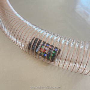 <span class=keywords><strong>Tuyau</strong></span> flexible en polyuréthane PU avec fil en acier inoxydable, <span class=keywords><strong>tuyau</strong></span> transparent de 25 à 200 mm pour le transfert d'air - Product Image 4