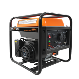 Generador de Combustible Dual de <span class=keywords><strong>4</strong></span>.5kW con Enfriamiento por Aire Forzado, Capacidad de Combustible de 12L y Salida de 36A para Herramientas y Electrodomésticos - Product Image 1